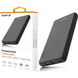 Powerbanka ALIGATOR PB1000, 10000mAh 3v1, micro/iPh/USB-C, černá