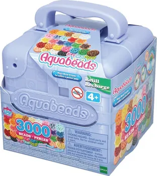 Dětské navlékací korálky AquaBeads 31913 kufr s korálky 3000 ks