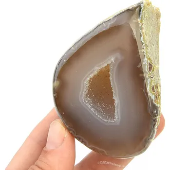 Přírodní kámen Geoda achátu s dutinou 166g