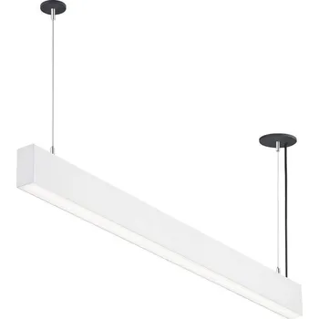 Optonica LED lineární závěsné svítidlo propojitelné UGR<19 50W bílé, Neutrální bílá