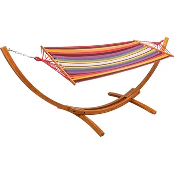 Zahradní nábytek LIVARNO home Závěsná síť s dřevěným stojanem