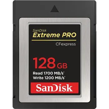 SanDisk CFExpress Extreme Pro B 128 GB…