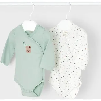 Kojenecká souprava Mayoral souprava dvou body s dlouhým rukávem 2701-65 zelené Rozměr: 18 měsíců, 86 cm