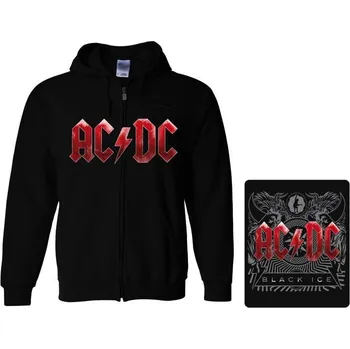 Pánská mikina mikina s kapucí a zipem AC/DC - Black Ice III