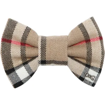 Obojek pro psa FUNKY DOG| Károvaný elegantní motýlek Velikost: Velký XL (15 cm)