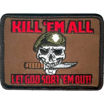 Nášivka ROTHCO® Nášivka KILL´EM ALL barevná velcro