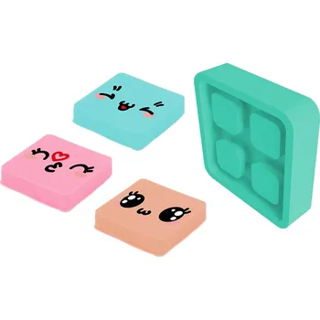 PIXIE CREW odznáček s motivem KAWAI tyrkysový