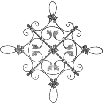 Zábradlí Ornament 640x640mm, profil 12x6mm