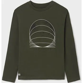 Chlapecké tričko Mayoral triko s dlouhým rukávem 7011 zelené Rozměr: 166 (16 let)