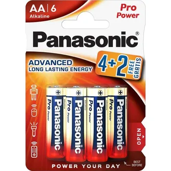 Baterie Panasonic LR6PPG/6BP 4+2F Pro Power Gold