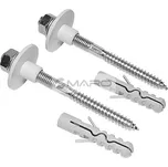 Rabovský Souprava pro upevnění umyvadla do zdi M10 x 120 mm, 81010120