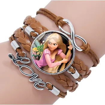 Náramek Načančaná.cz Dětský kožený náramek Locika