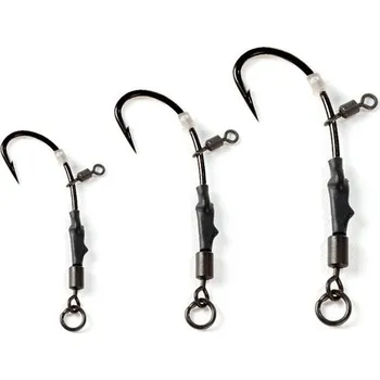 Rybářský háček EXC návazec Ronnie Carp Rig 777S 8