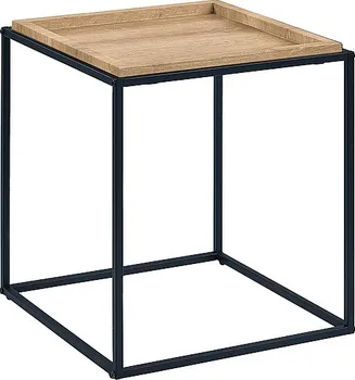 Konferenční stolek Konferenční stolek Merida B 50 x 50 cm dub/černý