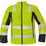 Cerva Bunda reflexní MALTON softshellová žlutá XXL