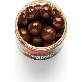 Nástraha Mivardi Rapid Boostered Boilies - Kapří guláš (250ml | 24mm)