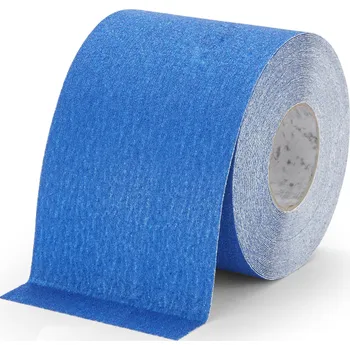 Výstražná páska Protiskluzová páska na lodě 250 mm x 18,3 m - Modrá