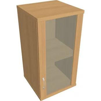 Kancelářský vozík HOBIS skříň policová dvéřová horní - S 2 40 02 P H, buk + doprava zdarma