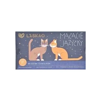 Cukrovinka Země původu: Slovensko Bez laktózy - KOČIČÍ jazýčky s pomeranč.přích. 80g