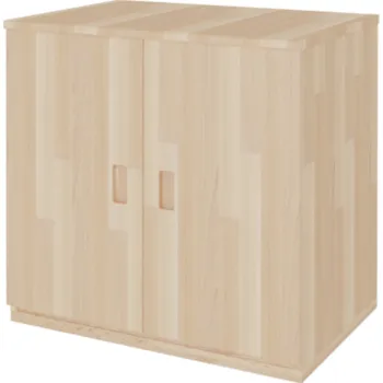 Ložnice Domestav - DOMINO Skříň 2 dvířková hloubka 456 buk cink, olejovaný