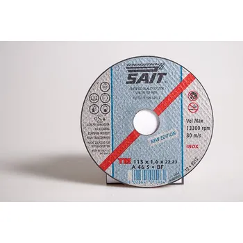 Řezný kotouč SAIT Řezný kotouč 115x1,6x22,23 TM A46S PREMIUM rovný