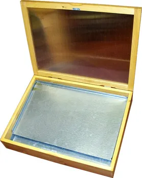 Sluneční tavidlo na vosk pocínované 71 x 44,5 x 13 cm