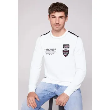 Pánská mikina Camp David SVETR CB2208-4746-21 XXXL, Bílá