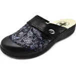 Dámské zdravotní pantofle 1468 s plnou špičkou černá vel. 41