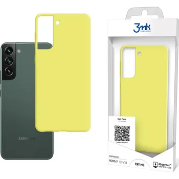 Pouzdro 3mk Matt Case pro Samsung Galaxy S22+ žluté