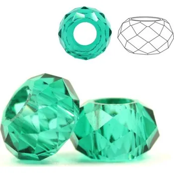 Přívěsek Šperky4U Skleněný navlékací korálek Rondelle - RD0018