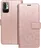 Forcell Mezzo Book pro Xiaomi Redmi Note 10 5G/Poco M3 Pro/Poco M3 Pro 5G, mandala/růžově zlaté