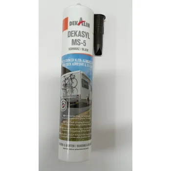 Průmyslové lepidlo Lepící tmel Dekasyl MS - 5, černý