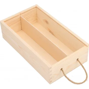 Krabice na 2 vína - zásuvné víko