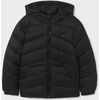 Chlapecká bunda černá zimní chlapecká bunda prošívaná Mayoral 7462-21 velikost 140