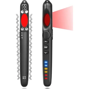 Bezpečnostní detektor Multifunkční RF detektor s osobním alarmem a svítilnou