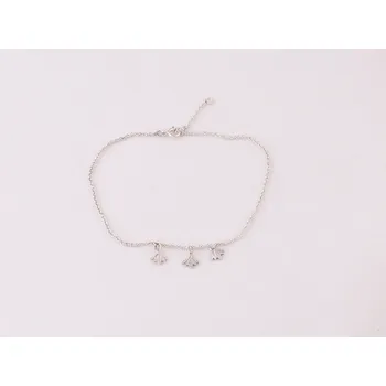 Souprava šperků Řetízkový náramek na nohu Lotosové květy