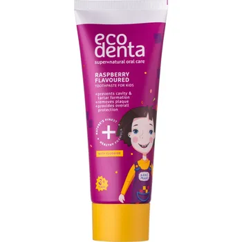 zubní pasta Ecodenta Super+ Natural Oral Care Raspberry Flavoured 75 ml