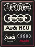 Nostalgic Art Audi Logo Evolution 40 x…