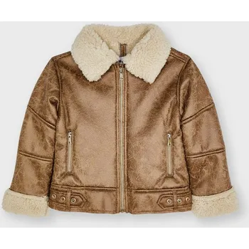 Dívčí bunda Mayoral Dívčí kožíšková bunda myaoral 4439 Rozměr: 128