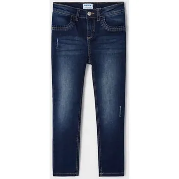 Oblečení a móda Mayoral úzké kalhoty 527 - 22 modré Rozměr: 134