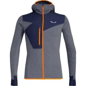 Pánská mikina mikina Salewa Puez 2 Dry L/S Hood Full-Zip Tee, navy blazer melange - vel. L 116791