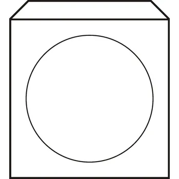 Obálka Papírová obálka pro CD nebo DVD s okénkem 50 ks