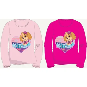Paw Patrol - Tlapková patrola -Licence Dívčí tričko - Paw Patrol 255, světle růžová Barva: Růžová, Velikost: 98