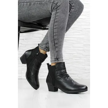 Dámská zimní obuv Camo Černé kotníkové boty 2631-1B Velikost: 36