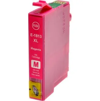 Epson T1813 - kompatibilní cartridge, červená, 10 ml