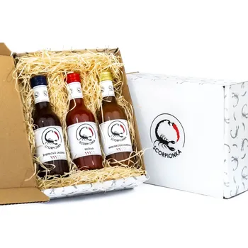 Omáčka Scorpionka Dárkové balení chilli omáček