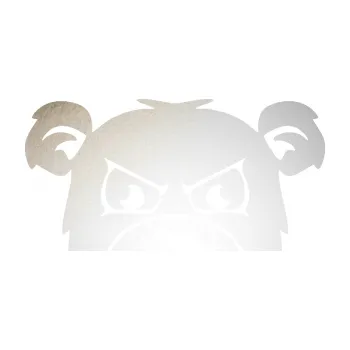 Samolepící dekorace SAMOLEPKA Medvěd 009 JDM (82 - odrazková reflexní bílá) NA AUTO, NÁLEPKA, FÓLIE, POLEP, TUNING, VLASTNÍ TEXT, TISK, AUTOSAMOLEPKY.cz, POLEPY, OBRÁZEK, LOGO, SAMOLEPKY