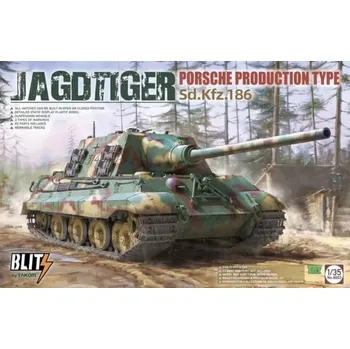 Plastikový model Takom 1/35 Jagdtiger Sd.Kfz. 186 Porsche Production type