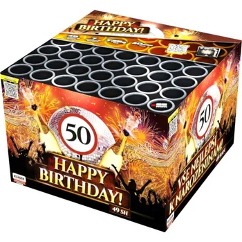 Zábavní pyrotechnika Ohňostroj, ohnostroj, C4925VS Vše nejlepší k narozeninám