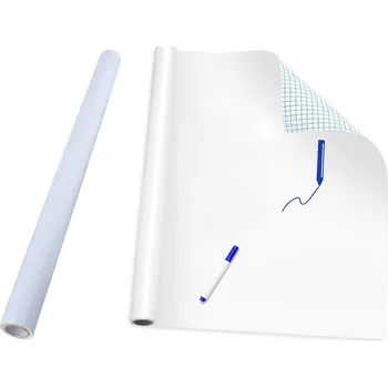 Bílá tabule na fixy samolepící dvojbalení 45 x 200 cm